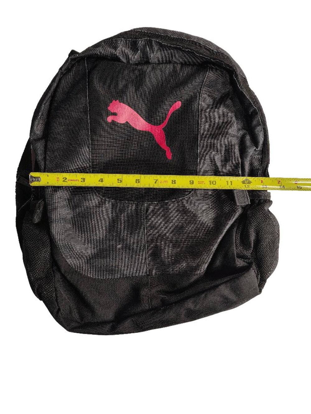 Black Unisex Medium Size Puma Branded Backpack